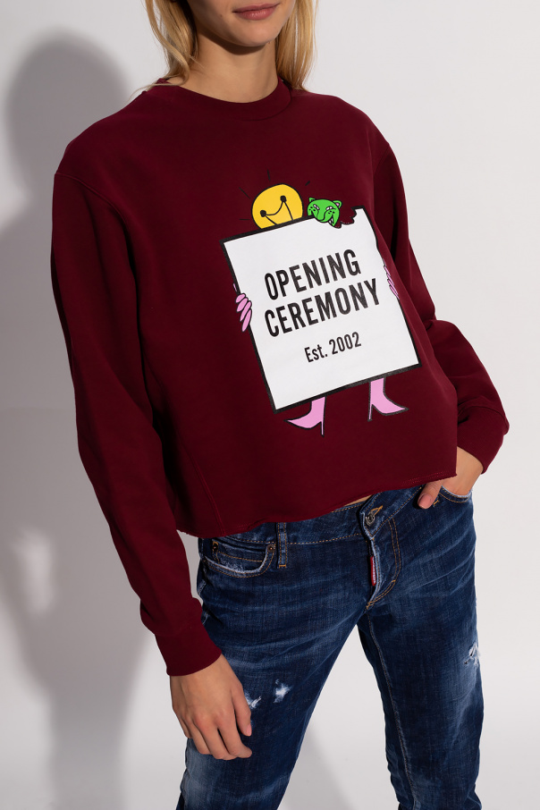 SchaferandweinerShops Brazil Sweatshirt with logo Opening Ceremony BodyTalk Kids Hoodie